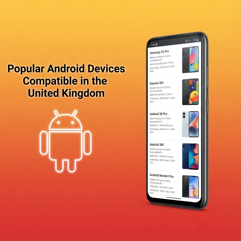 Popular Android Devices Compatible in the United Kingdom