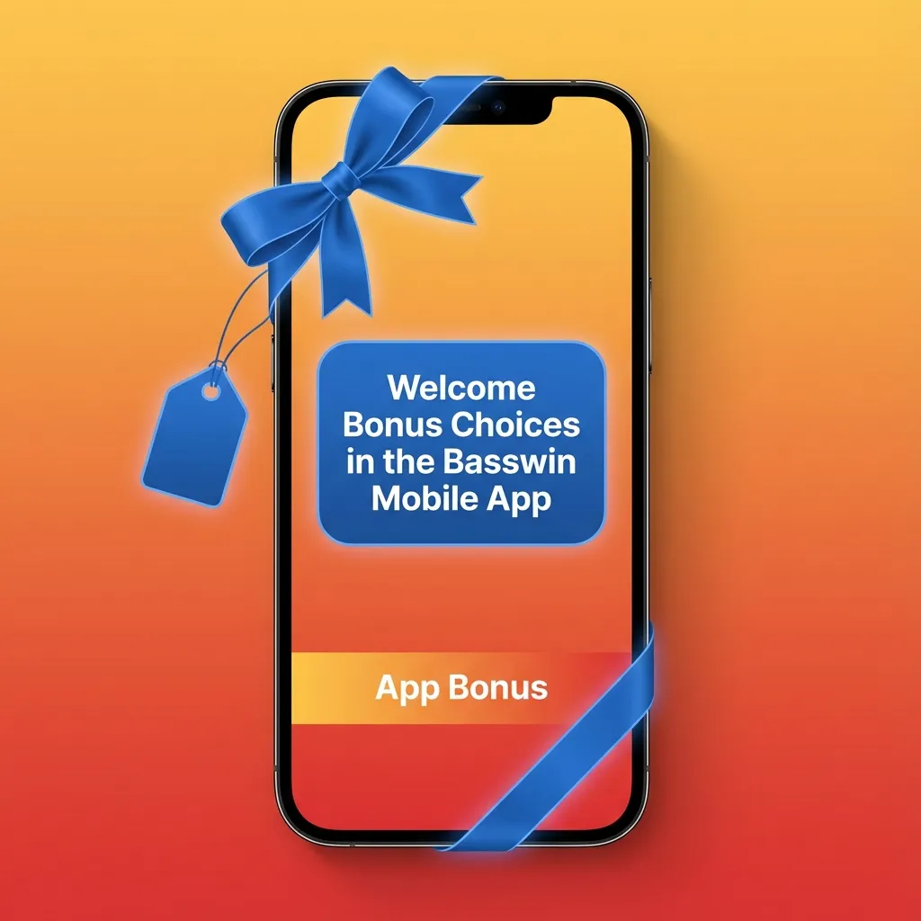 Welcome Bonus Choices in the Basswin Mobile App